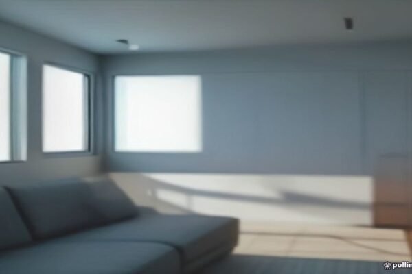 A person using a holographic AI interface in a modern 2026 home environment.