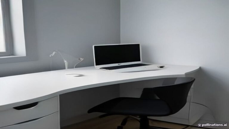 Modern workspace with digital devices showcasing AI innovation.