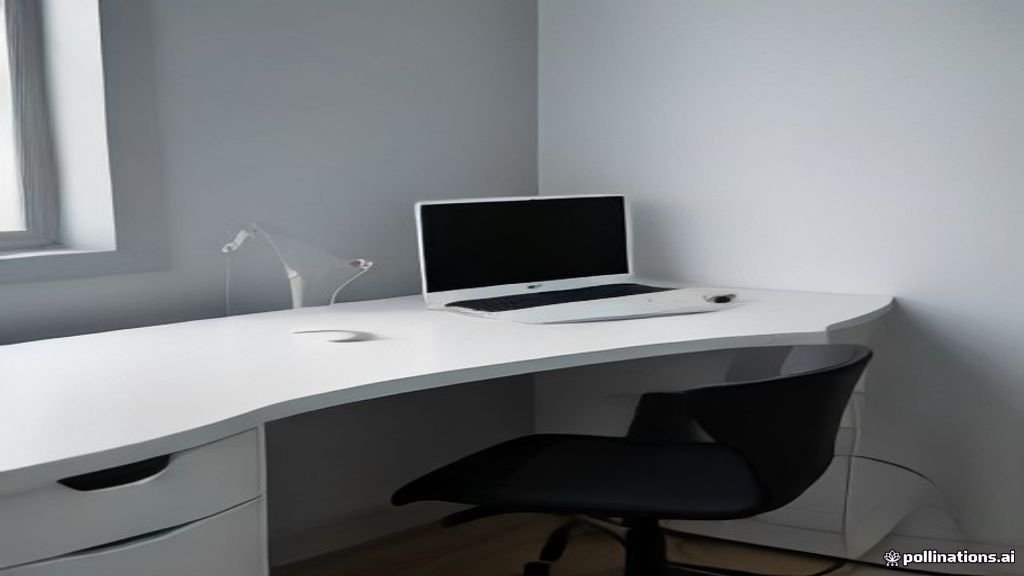 Modern workspace with digital devices showcasing AI innovation.