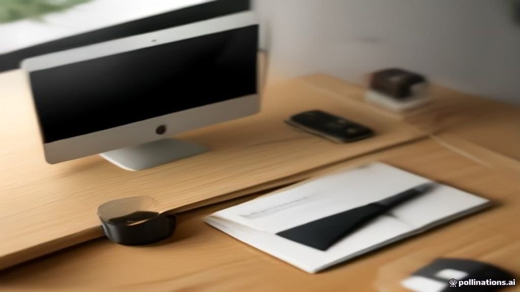 A professional desk setup featuring a hardware wallet and smartphone to illustrate Web3 wallets.